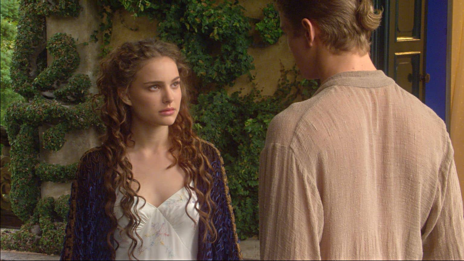 Natalie Portman and Hayden Christensen in this image from Disney Plus