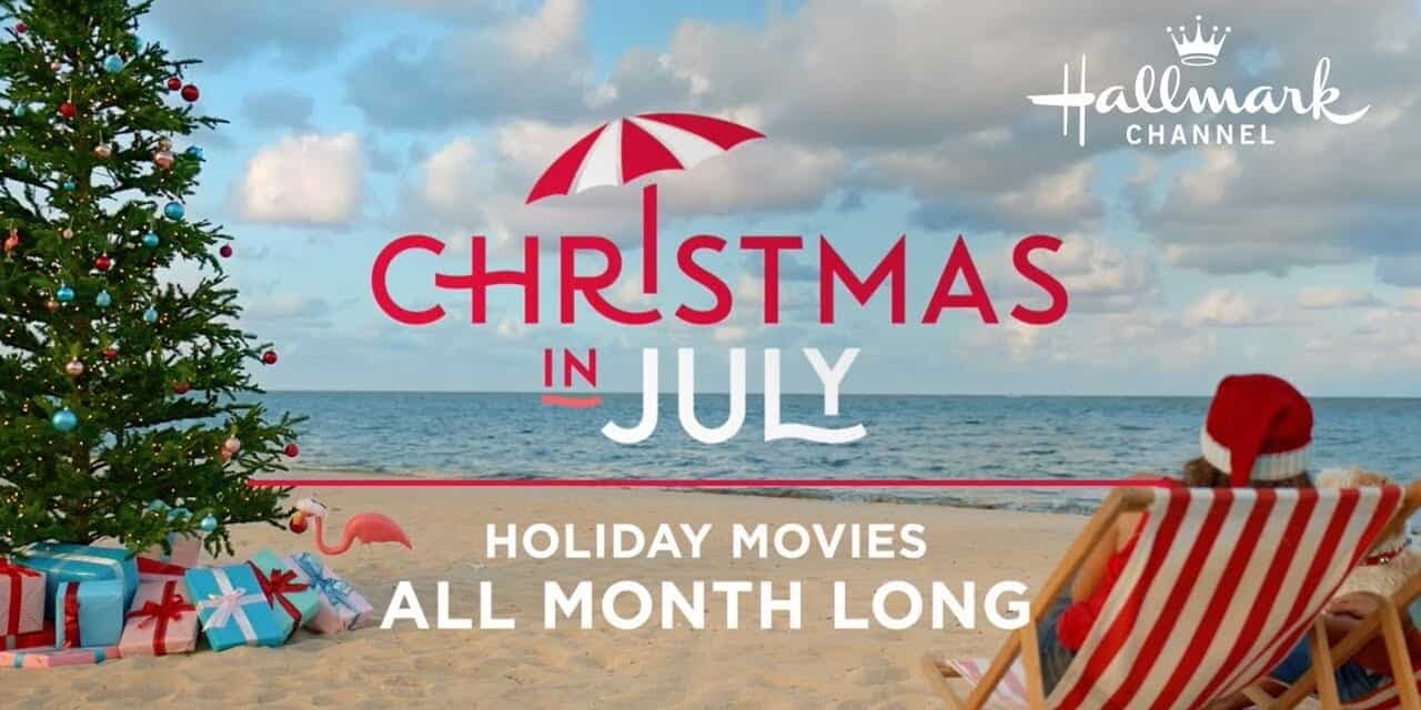 Christmas on the beach in this promo for Christmas in July from Hallmark Media