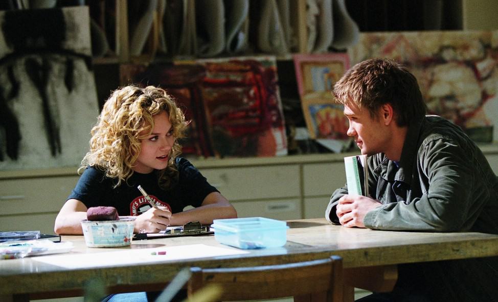 Peyton Sawyer and Lucas Scott in this image from Tollin/Robbins Productions 