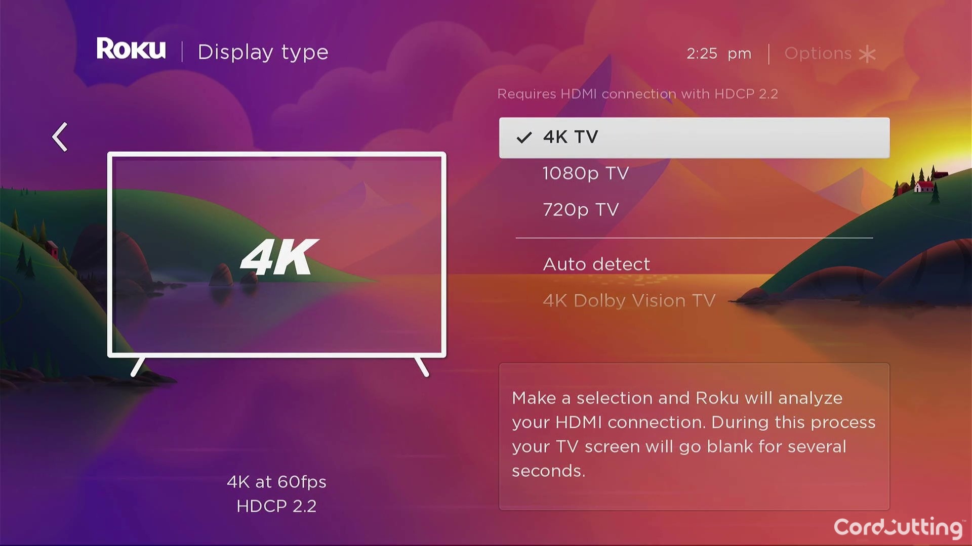 Roku Streaming Stick 4K+ Resolution Settings