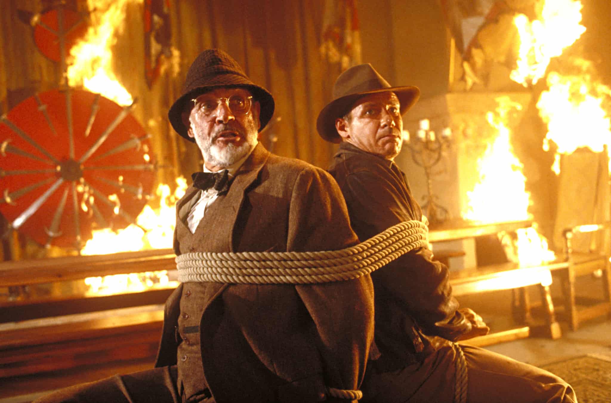 Henry Jones (Sean Connery) and Indiana Jones in “Indiana Jones and the Last Crusade.” (Image: Lucasfilm)