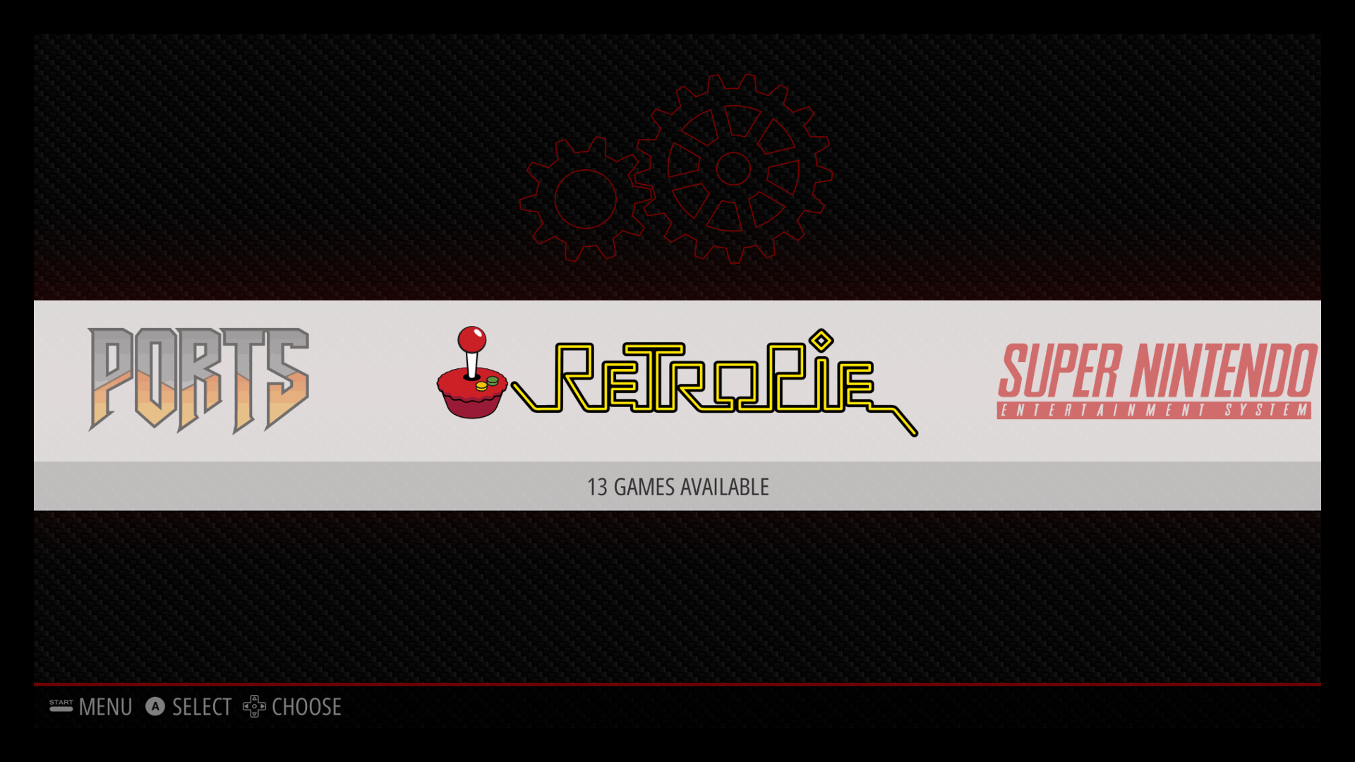 Kodi on RetroPie - RetroPie menu