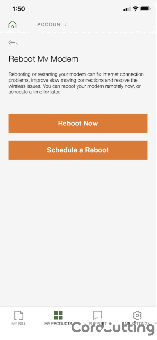 CenturyLink Modem Reboot