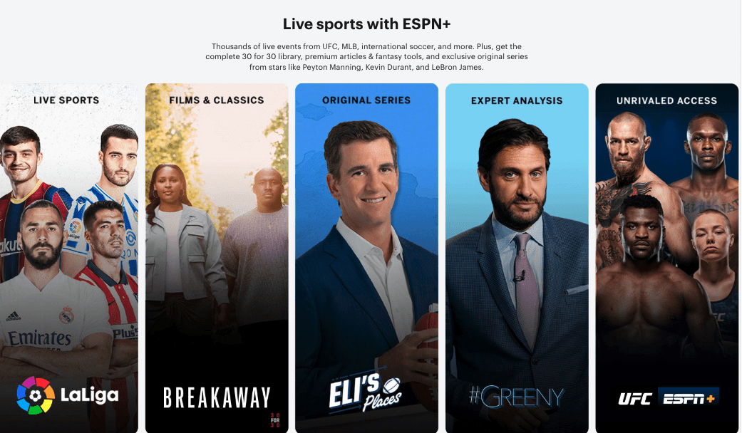 Hulu Live Sports