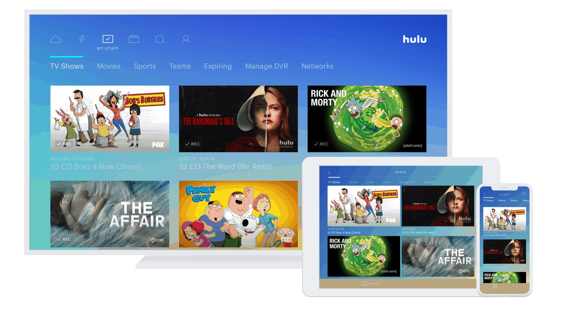 Hulu screen