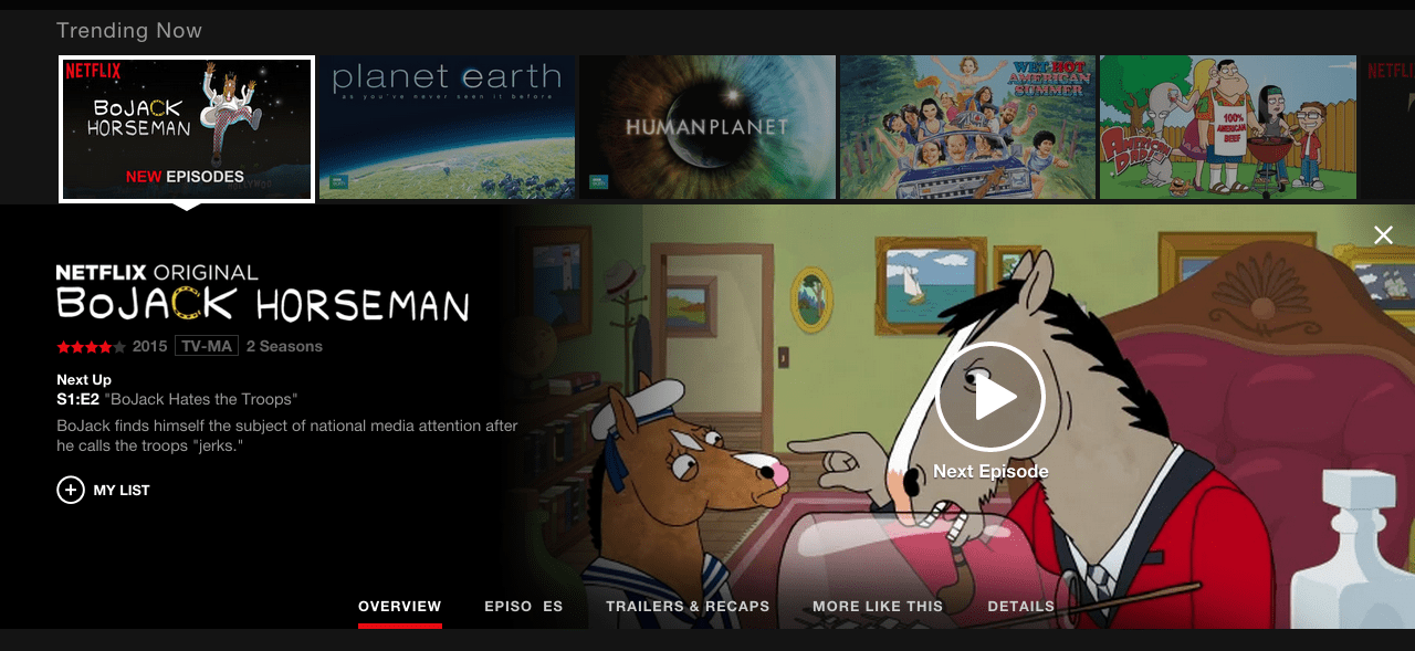 Netflix Original, BoJack Horseman