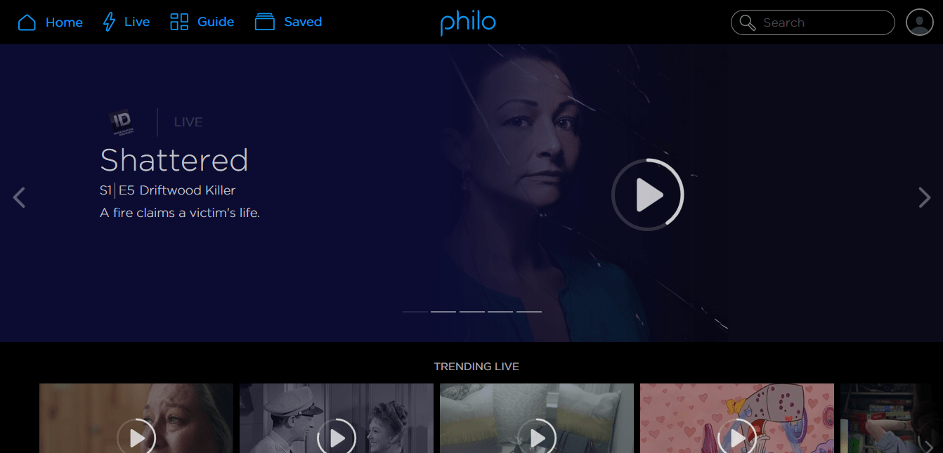 Philo web app