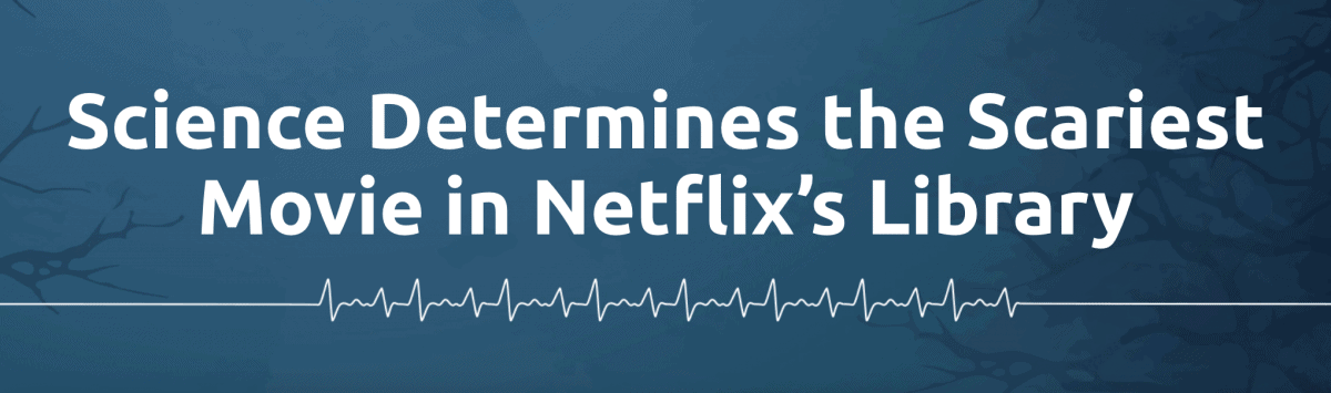 graphic of text about determining scariest Netflix movies