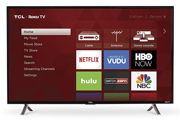 One of Roku's TCL-brand smart TVs