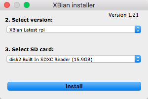 Xbian install 2